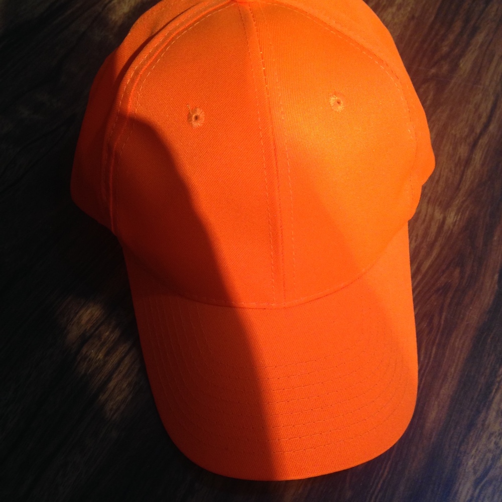 Safety orange hat